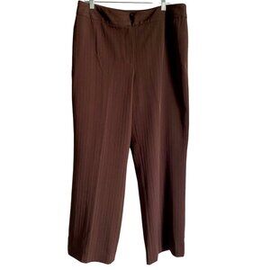 Rafaella Brown Dress Pants Trousers Women's Size 14